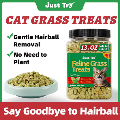 【Live Big Deal 】JUST TRY Cat Grass Treats and Hairball Solution