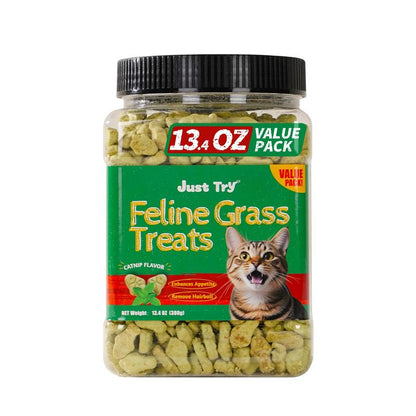 【Live Big Deal 】JUST TRY Cat Grass Treats and Hairball Solution