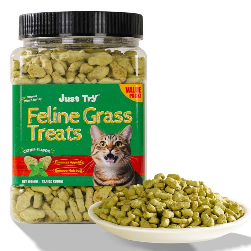 【Live Big Deal 】JUST TRY Cat Grass Treats and Hairball Solution